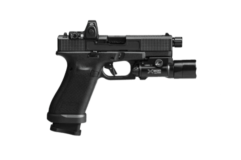 Glock 45 W Out Stippling Plus Optic 72DPI