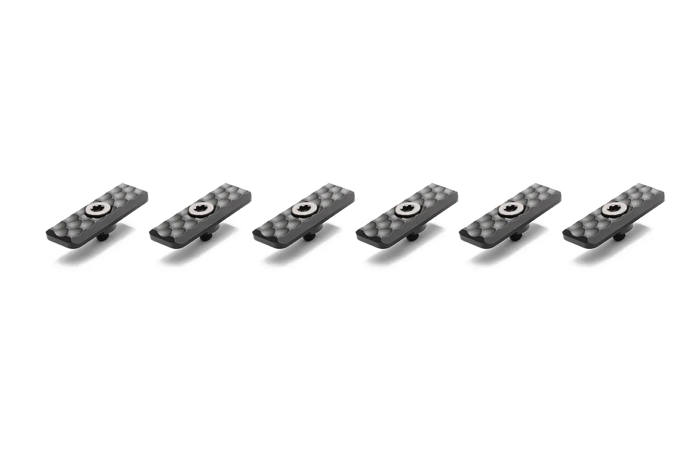Ground Combat Solutions Rail Covers - 1.0 MLOK Dimpled Single 6 PACK